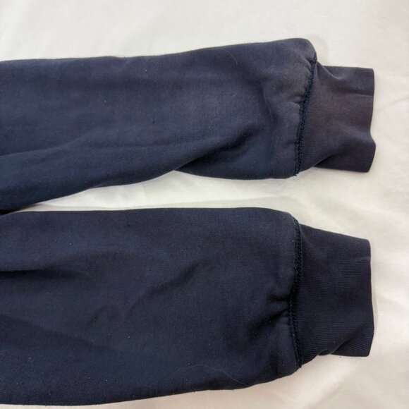 Old Navy Full Zip Hoodie Sweatshirt Mens Size Large Navy Blue Hooded Faded - Picture 9 of 10